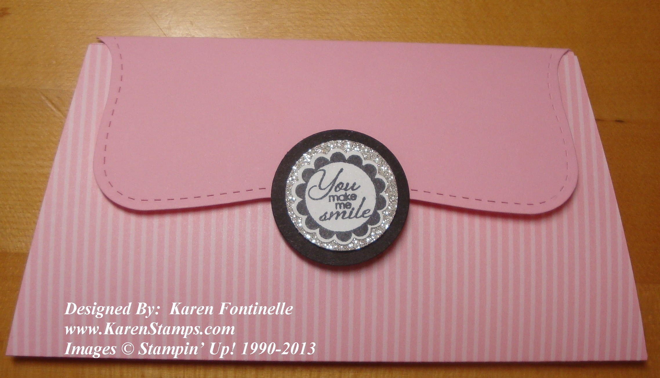 Another Birthday Purse Card Stamping With Karen