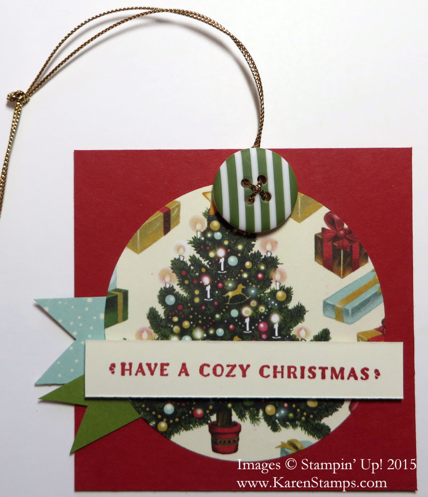 Cozy Christmas Tag