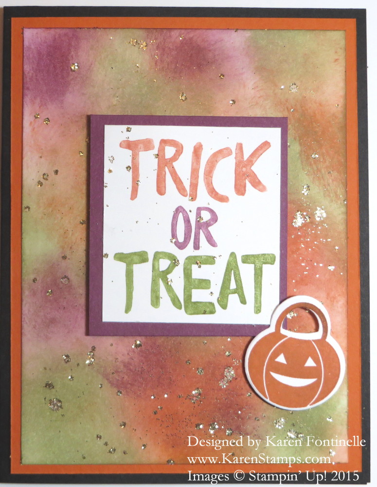 Stampin' Up Howl-O-ween and Sweet Hauntings Card and Treat Class