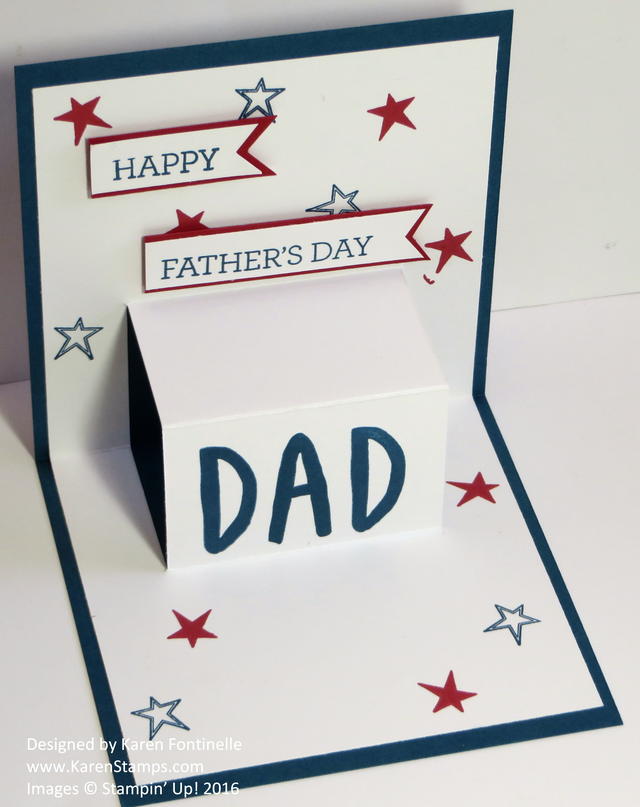 Make a Father's Day Pop Up Card