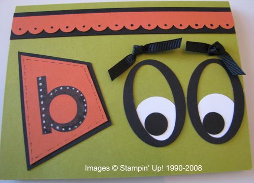 Halloween Boo Eye card