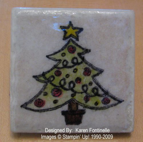 Xmastreetilemagnet