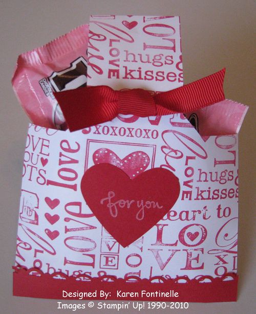 Easy Valentine Candy Envelope Treat Bag