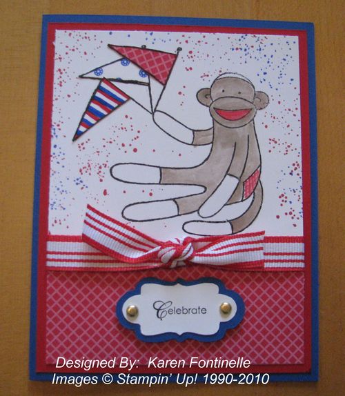 4th of July Sock Monkey