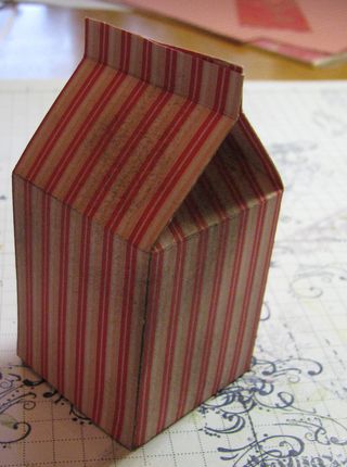 Mini Milk Carton House