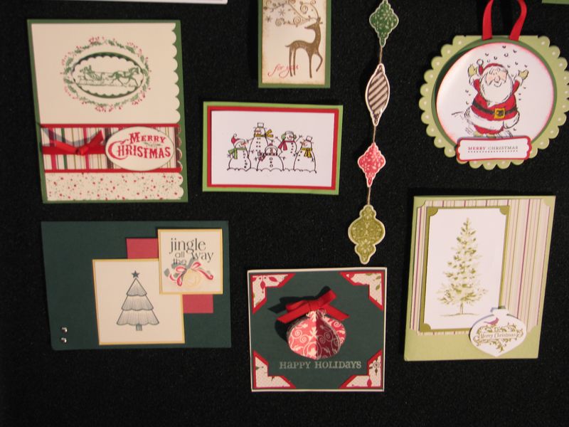 Stampin' Up! Christmas Cards