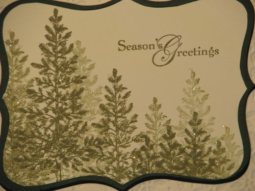Lovely As a Tree Christmas Card