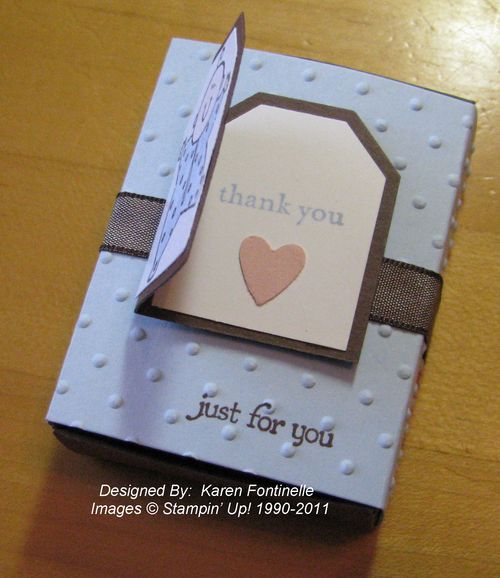 Baby Shower Favor Box Tag