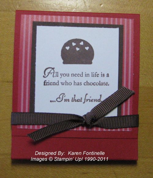 Valentine Chocolate Holder
