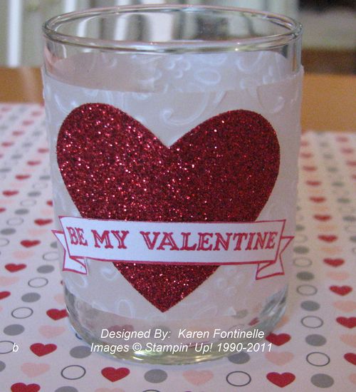 Valentine Votive Candle