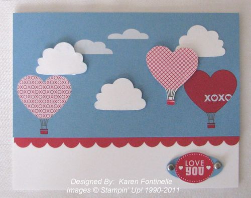 Hot Air Balloon Card