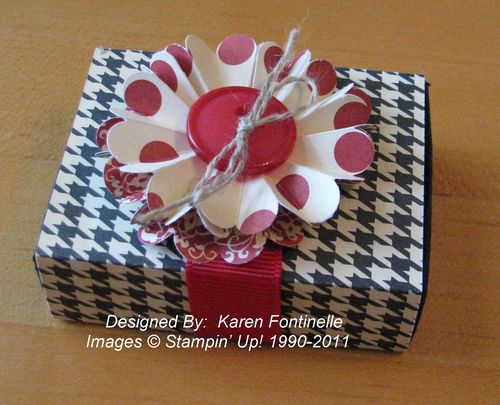 Stampin' Up! Houndstooth Matchbox