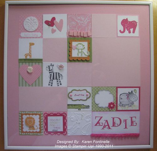Baby Scrapbook Page 