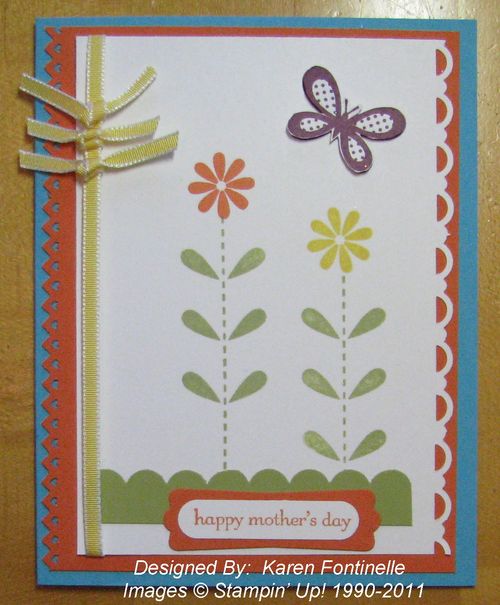 Bold Blossom Mother's Day Card
