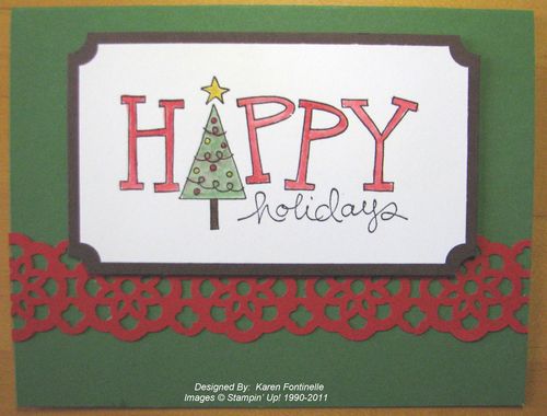 Big on Christmas Happy Holidays Card