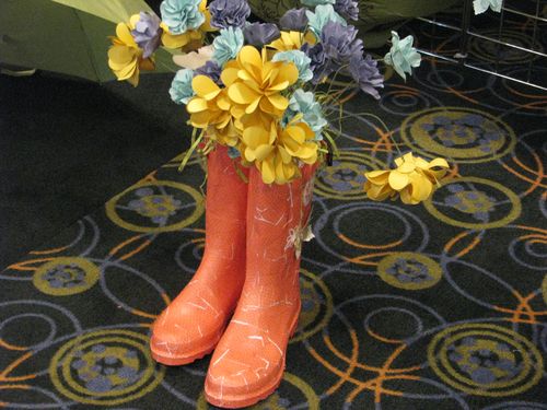 Paper Flowers and Boots