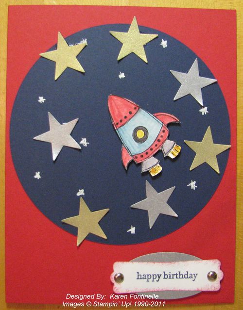 Pun Fun Rocket Card