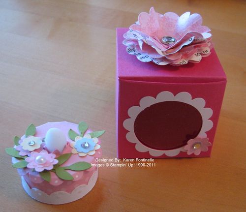 Tea Light Birthday Cake and Box