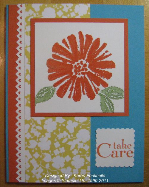 Love & Care Flower Card
