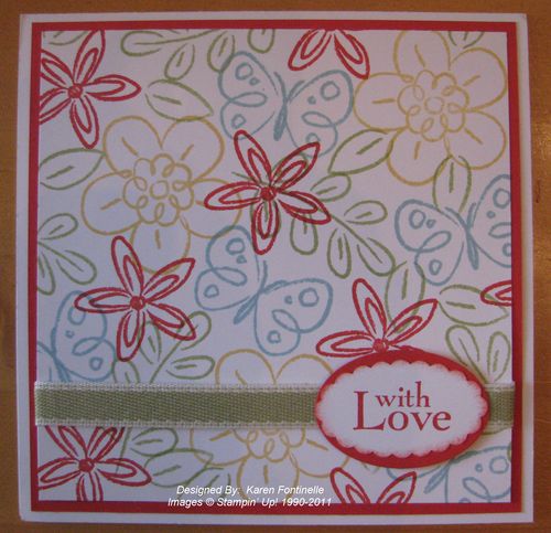 Flower Fest 6x6 Card