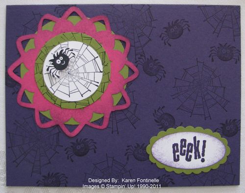 Halloween Doily Card