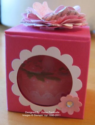 Tea Light Birthday Cake in Box