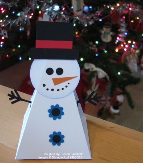 Petal Cone Die Snowman