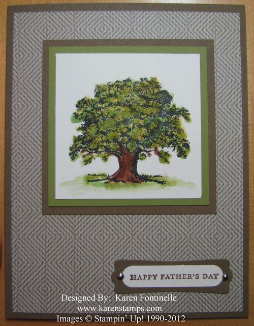 Lovely As a Tree Father's Day Card