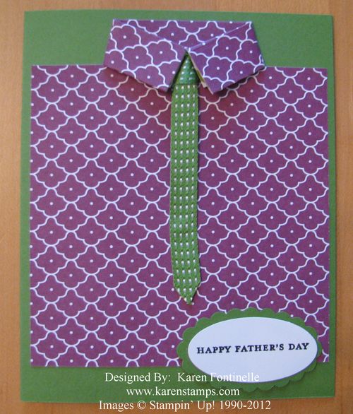 Handmade Father's Dad Card Idea