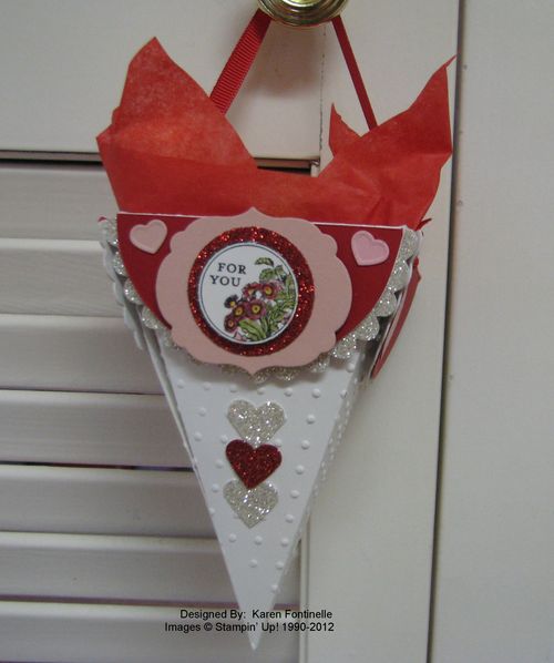 Petal Cone Valentine Candy Holder Gift