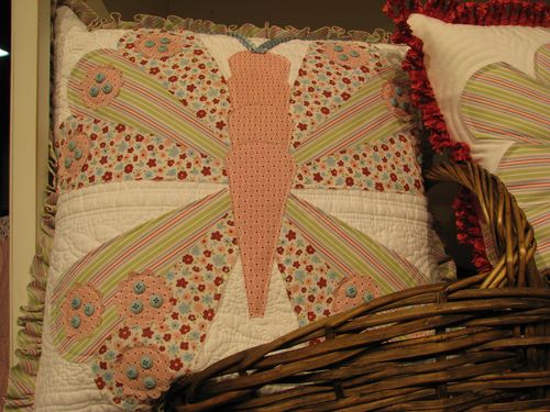 Quilted Pillow using Dresden Die