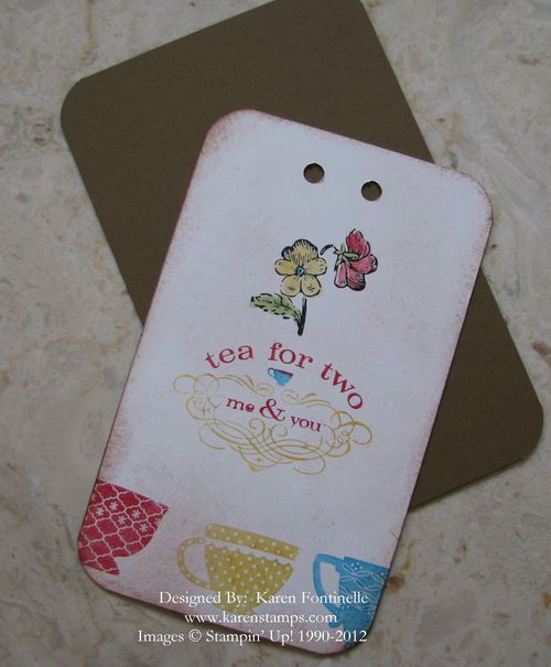 Tea Tag Bow