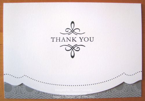 Thank You Note Card