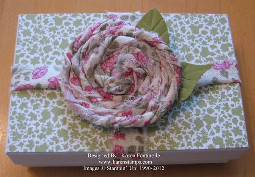 Fabric Flower Pin Package