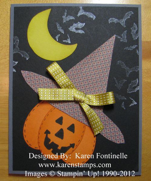 Halloween Pumpkin Card