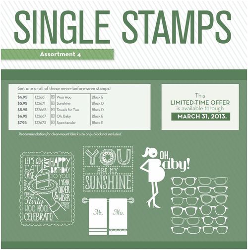 Single Stamps Assortment 4
