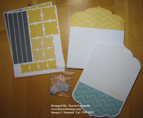 Stampin' Up! Sale-A-Bration Happy Hello Simply Sent Card Kit