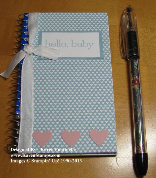 Baby Memo Book and Pen