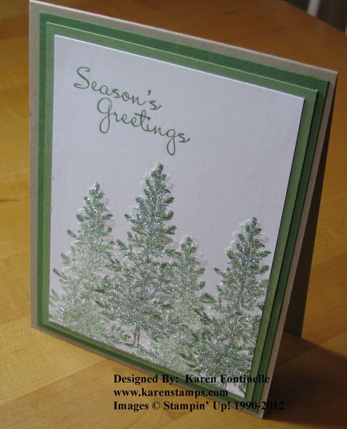 Lovely As a Tree Card