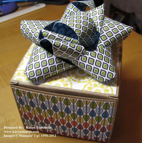 Kraft Gift Box and Paper Bow
