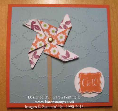 Easy Pinwheel Card