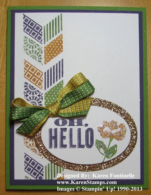 Oh Hello Mardi Gras Card