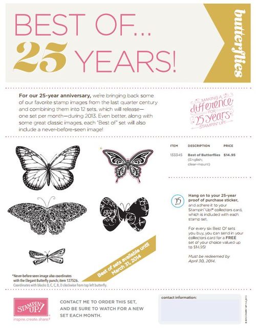 SU Best of Butterflies Flyer Snip