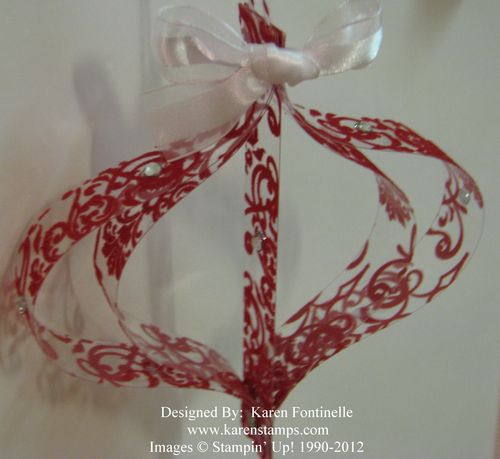 Candlelight Christmas Paper Strip Ornament