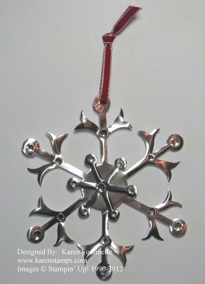 Big Shot Metal Snowflake Ornament