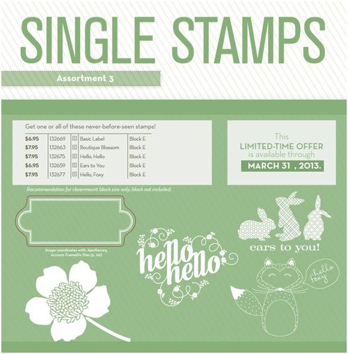 Single Stamps Assortment 3