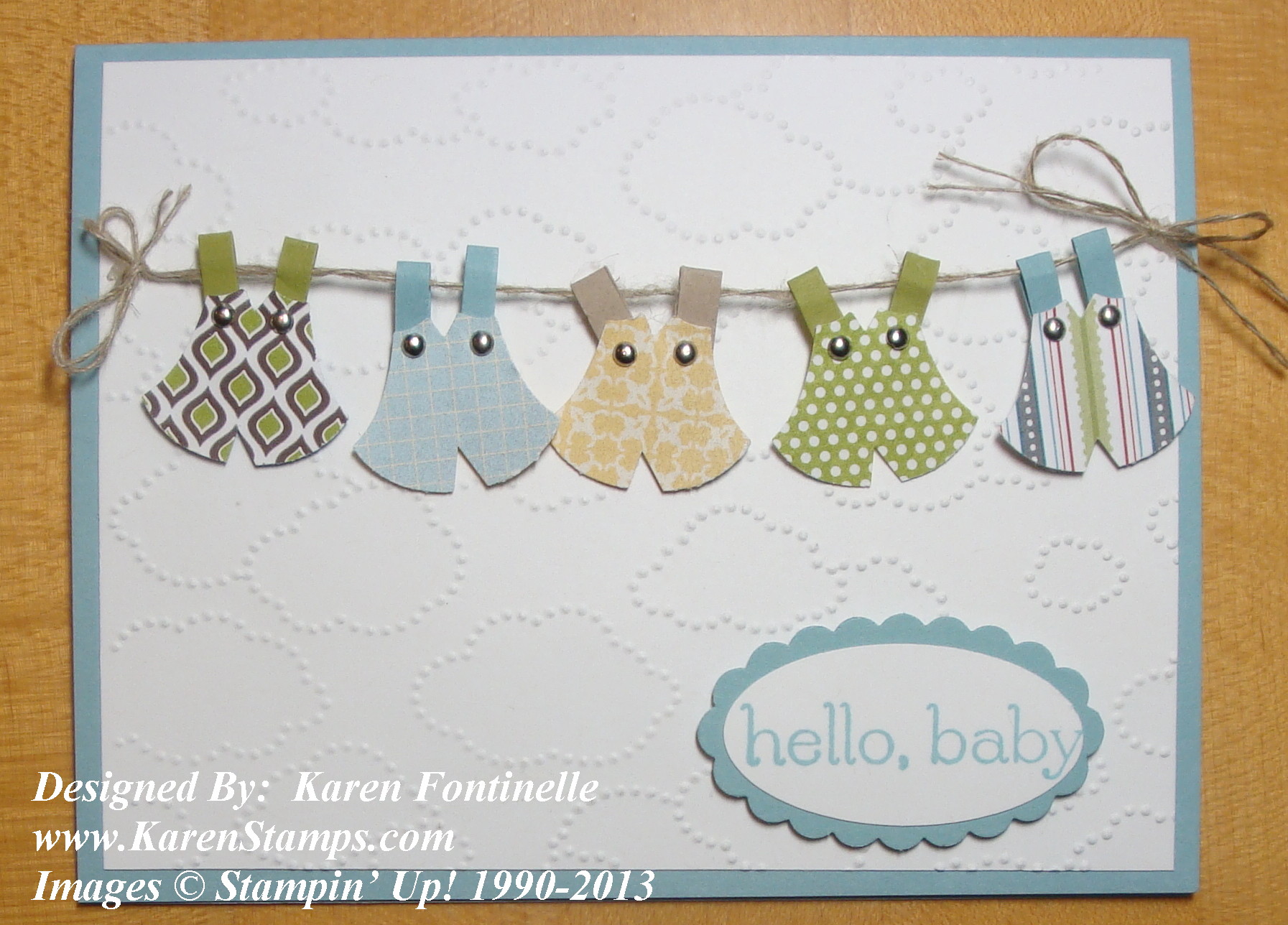 Owl Punch for a Baby Card
