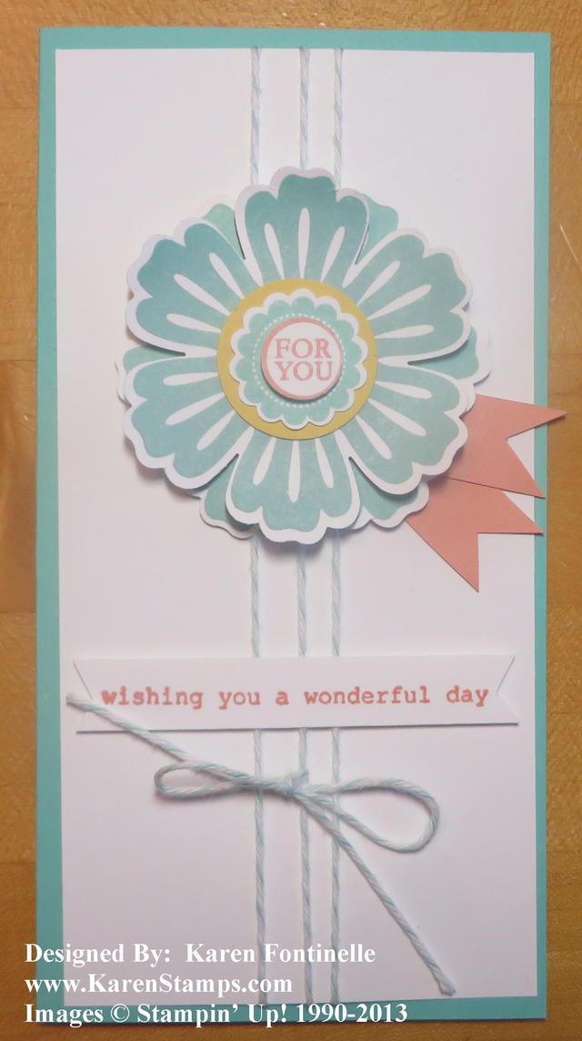 Mixed Bunch Flower Birthday Card