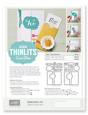 Thinlits Card Dies Flyer 2013