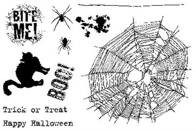 Bite Me Photopolymer Stamp Set for Halloween